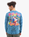 Primitive x Sailor Moon Guardian Washed L/S T-Shirt - Navy