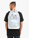 RIPNDIP Lord Nermal Velcro Hands Backpack - Iridescent
