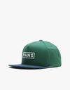 Vans Easy Box Snapback Cap - Pine Needle/Dress Blues