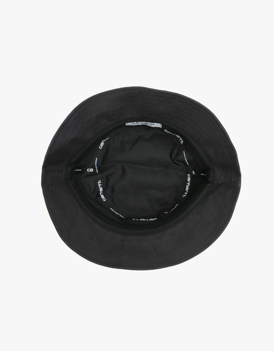 Carhartt WIP Script Bucket Hat Black/White, L/XL