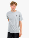 Converse Embroidered Star Chevron Left Chest T-Shirt - Vintage Grey Heather