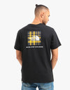 The North Face S/S Raglan Red Box T-Shirt - TNF Black/Summit Gold Heri