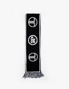 Pass Port F.C Scarf - Black/White