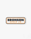 Bronson Speed Co. Patch Sticker