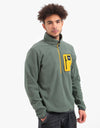 Picture Thomas 1/4 Zip Fleece Sweatshirt - Lichen Green