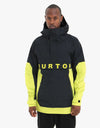 Burton Frostner Anorak Snowboard Jacket - Limeade/True Black
