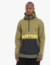 Burton Crown Bonded Performance Pullover Hoodie - Martini Olive/Keef/True Black