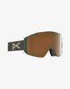 Anon Sync Snowboard Goggles - Green/Perceive Sunny Bronze