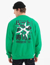 Route One Skateshi Sweatshirt - Kelly Green
