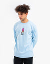 Route One Troll Long Sleeve T-Shirt - Light Blue