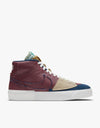 Nike SB Zoom Blazer Mid Edge Skate Shoes - Team Red/Navy-Light Dew-Summit White