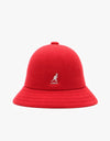 Kangol Wool Casual Bucket Hat - Red