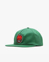 Spitfire Bighead Fill Snapback Cap - Dark Green/Red