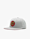 Santa Cruz Classic Dot Snapback Cap - Heather Grey