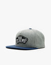Vans Classic Patch Snapback Cap - Heather Grey/Dress Blues