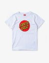 Santa Cruz Classic Dot Kids T-Shirt - White