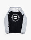 DC Star Pilot Kids Pullover Hoodie - Black/Heather Grey