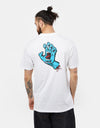 Santa Cruz Screaming Hand Chest T-Shirt - White