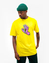 Santa Cruz Scales Screaming Hand T-Shirt - Blazing Yellow