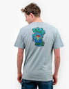 Santa Cruz Bigfoot Screaming Hand T-Shirt - Quarry Grey