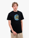 Santa Cruz Bigfoot Moon Dot T-Shirt - Black