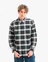 Carhartt WIP L/S Steen Shirt - (Steen Check) Bottle Green