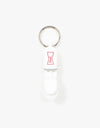 HUF Shotgun Keychain - White