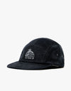 Last Resort AB Half Globe Cord 5 Panel Cap - Grey