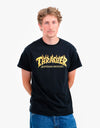 Thrasher Fire Logo T-Shirt - Black