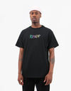 RIPNDIP Embroidered Logo T-Shirt - Black