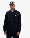 Carhartt WIP Corduroy Coach Jacket - Dark Navy/Limoncello