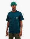 Carhartt WIP S/S Pocket T-Shirt - Deep Lagoon