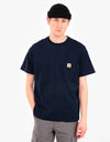 Carhartt WIP S/S Pocket T-Shirt - Dark Navy
