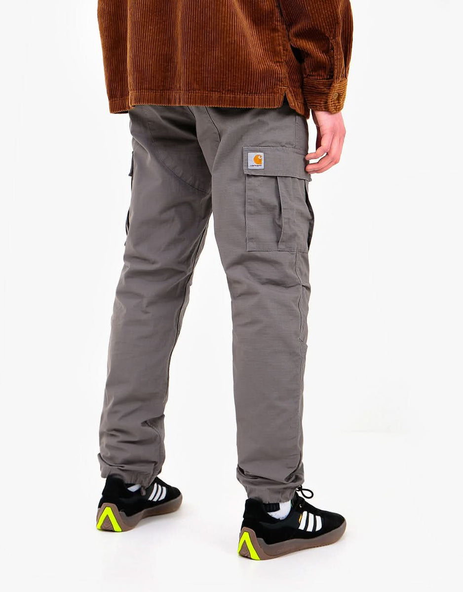 Carhartt WIP Aviation Pant Air Force Grey Rinsed Route One