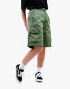 Carhartt WIP Womens Denver Short - Dollar Green (Stone Washed)