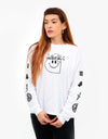 Carhartt WIP Womens L/S Tab T-Shirt - White/Black