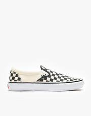 Vans Skate Slip-On Shoes - (Checkerboard) Black/Off White