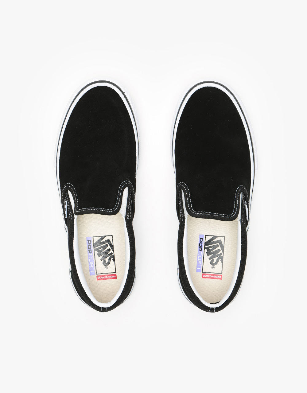 Vans Skate Slip-On Shoes - Black/White