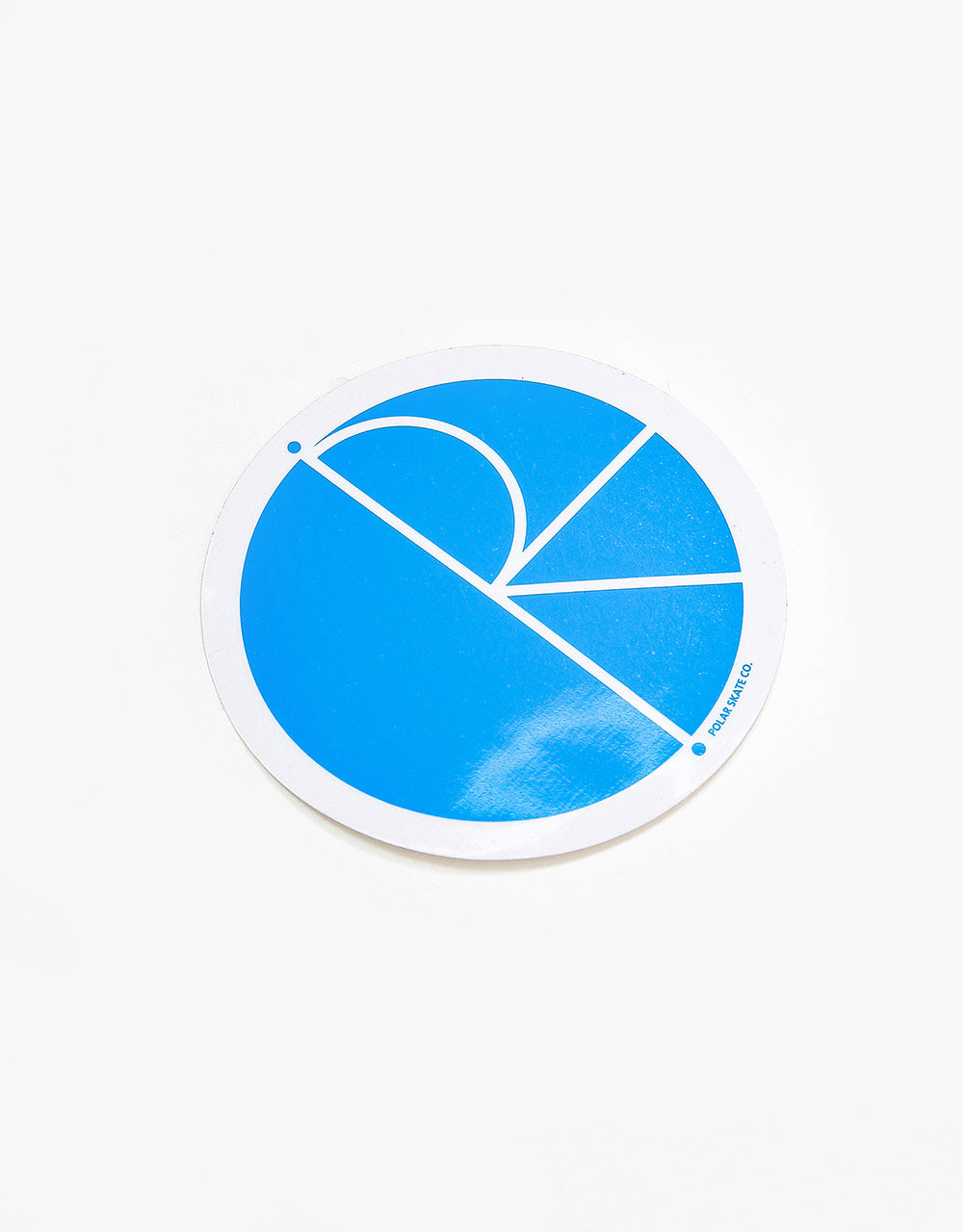 Polar Fill Logo Sticker - Blue
