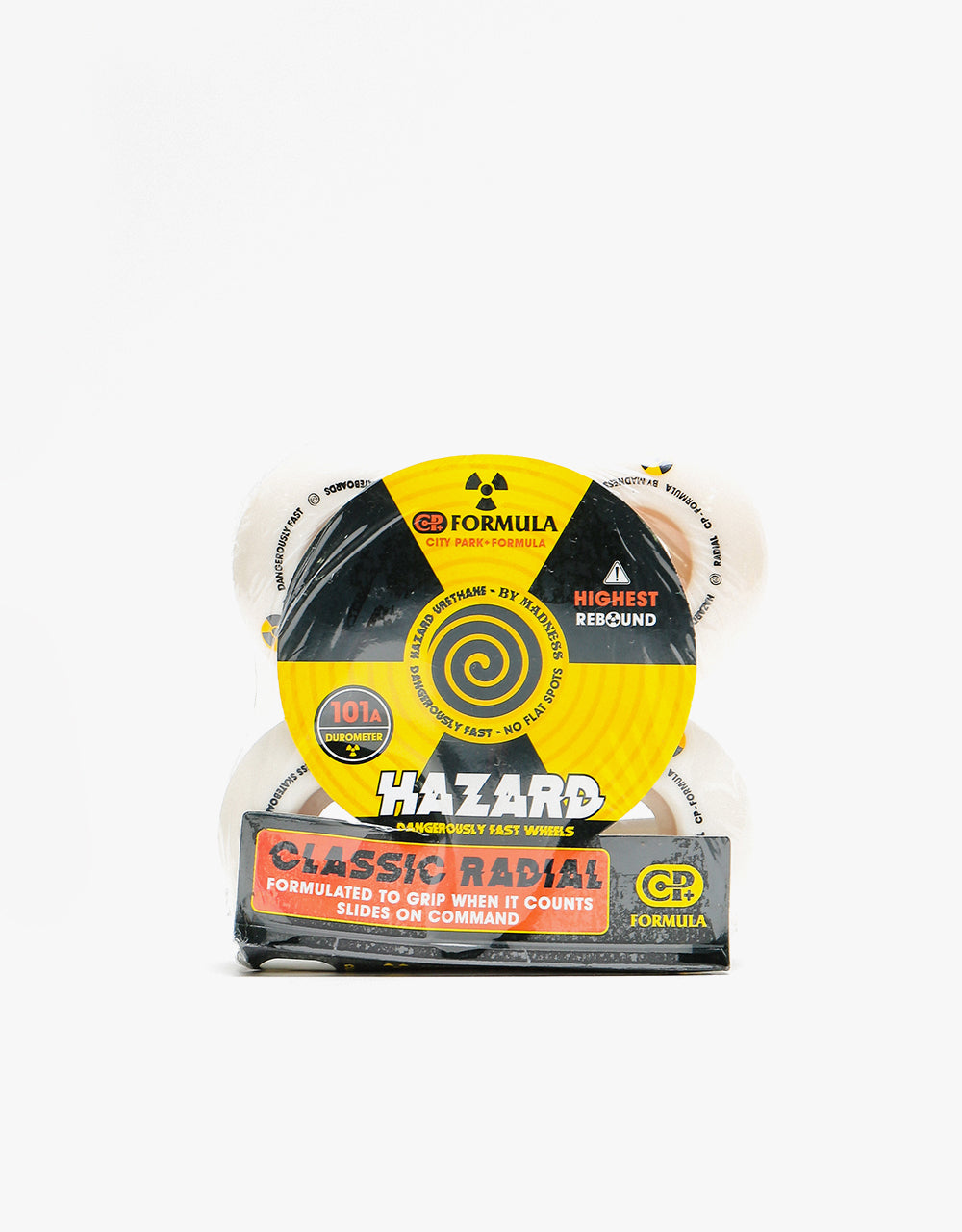 Hazard Swirl CP Classic Radial 101a Skateboard Wheel - 51mm