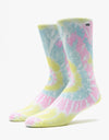 Vans Womens Covered Socks - Tie Dye Orchid
