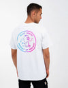 Blast Fade Classic Round T-Shirt - White