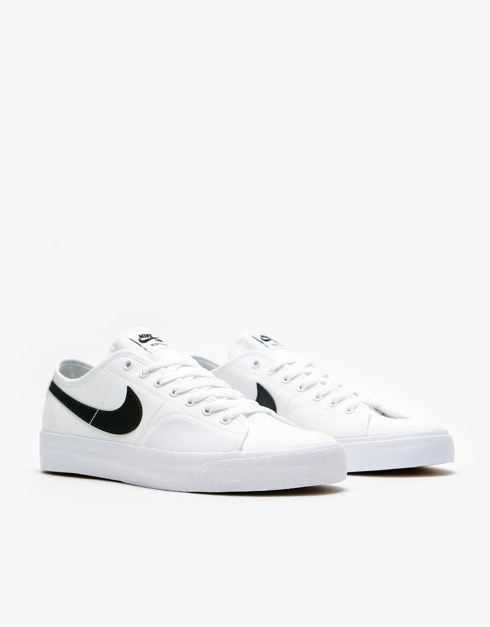 Nike SB BLZR Court Skate Shoes - White/Black-White-Black