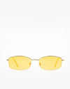 Glassy Sunhater Rae Polarized Sunglasses - Gold/Yellow Lens