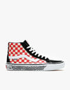 Vans Skate Sk8-Hi Reissue Skate Shoes - (Grosso) '84 Black/Red Check