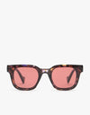 Szade Ellis Recycled Sunglasses - Blackberry/Charcoal