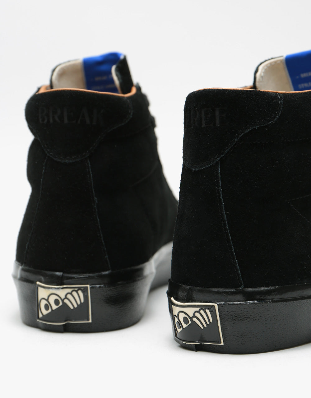 Last Resort AB VM001 Suede Hi Skate Shoes - Black/Black
