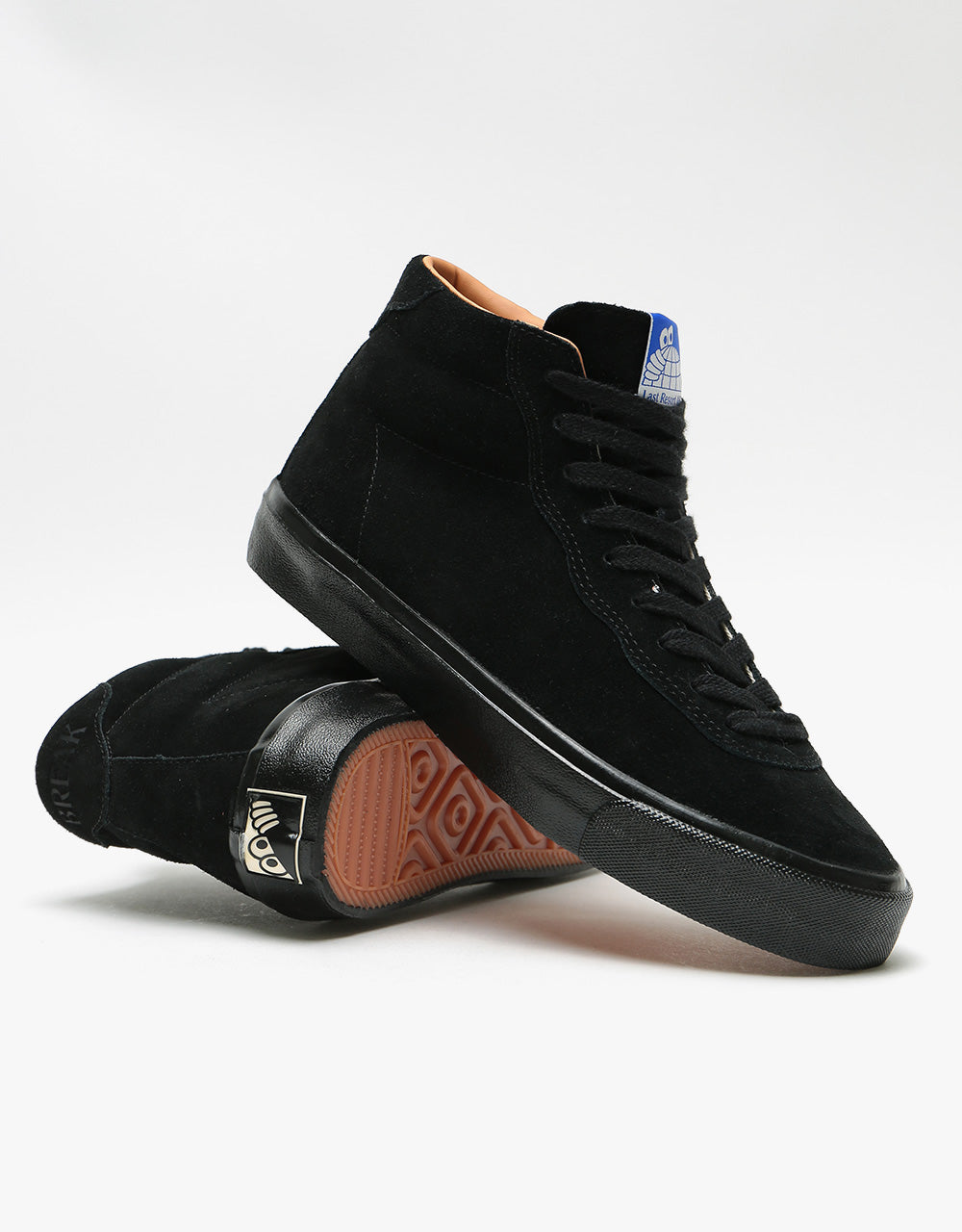 Last Resort AB VM001 Suede Hi Skate Shoes - Black/Black