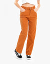 Kickers® Womens Cord Carpenter Pant - Rust