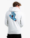 Santa Cruz Screaming Hand Chest Pullover Hoodie - Athletic Heather